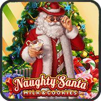 Naughty Santa Milk& Cookies